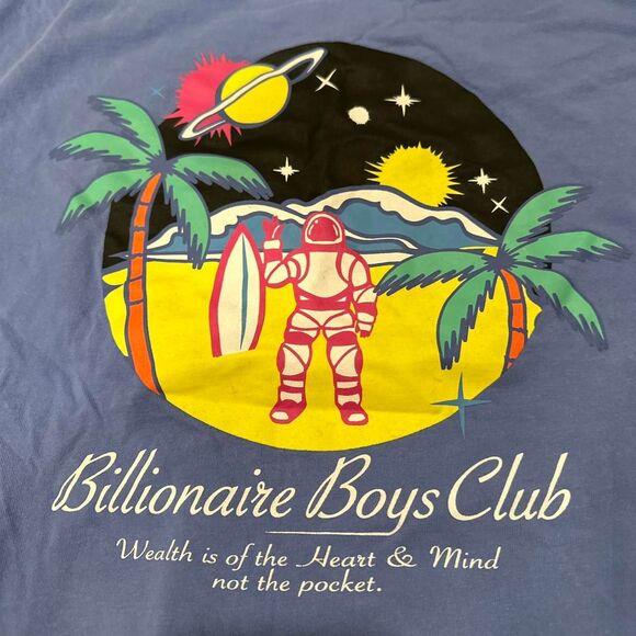 Billionaire Boys Club Utopia astronaut blue cotton tee - Picture 3 of 6